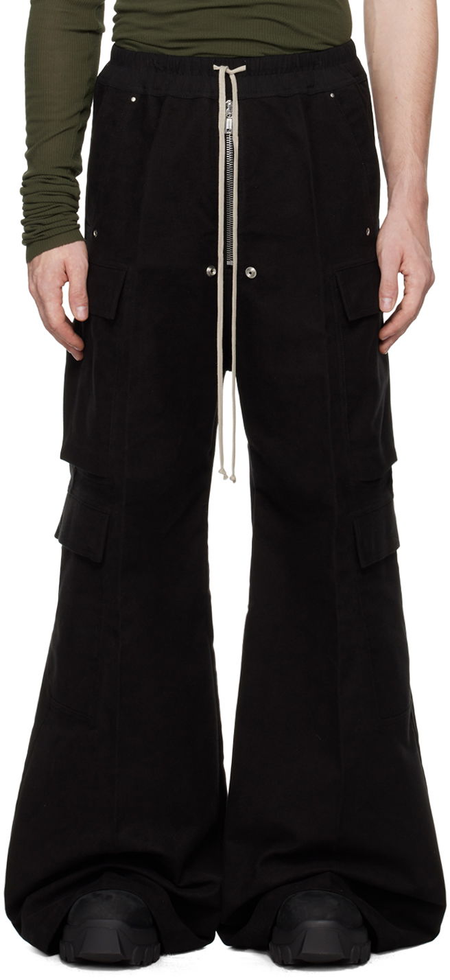 Cargo housut Rick Owens Rick Owens Porterville Cargobelas Cargo Pants Musta | RU02D6339 TB