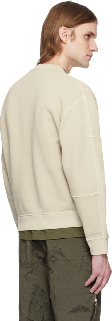 Villapaita Stone Island Stone Island Diagonal Fleece Old Effect Sweatshirt Beige | K1S15 6100032 S0045, 2