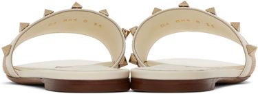 Asusteet Valentino Valentino Garavani Rockstud Slide Sandals Valkoinen | 6W0S0MH4HJQ, 1