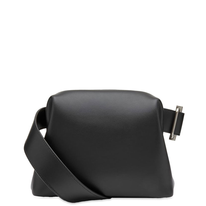 Olkalaukku OSOI Mini Brot Leather Shoulder Bag Musta | 16FB010-03-01