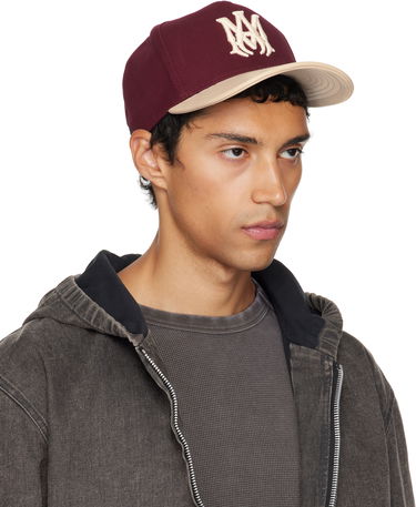 Korkki AMIRI AMIRI Two Tone Canvas Cap Burgundia | AMHACP1068, 1