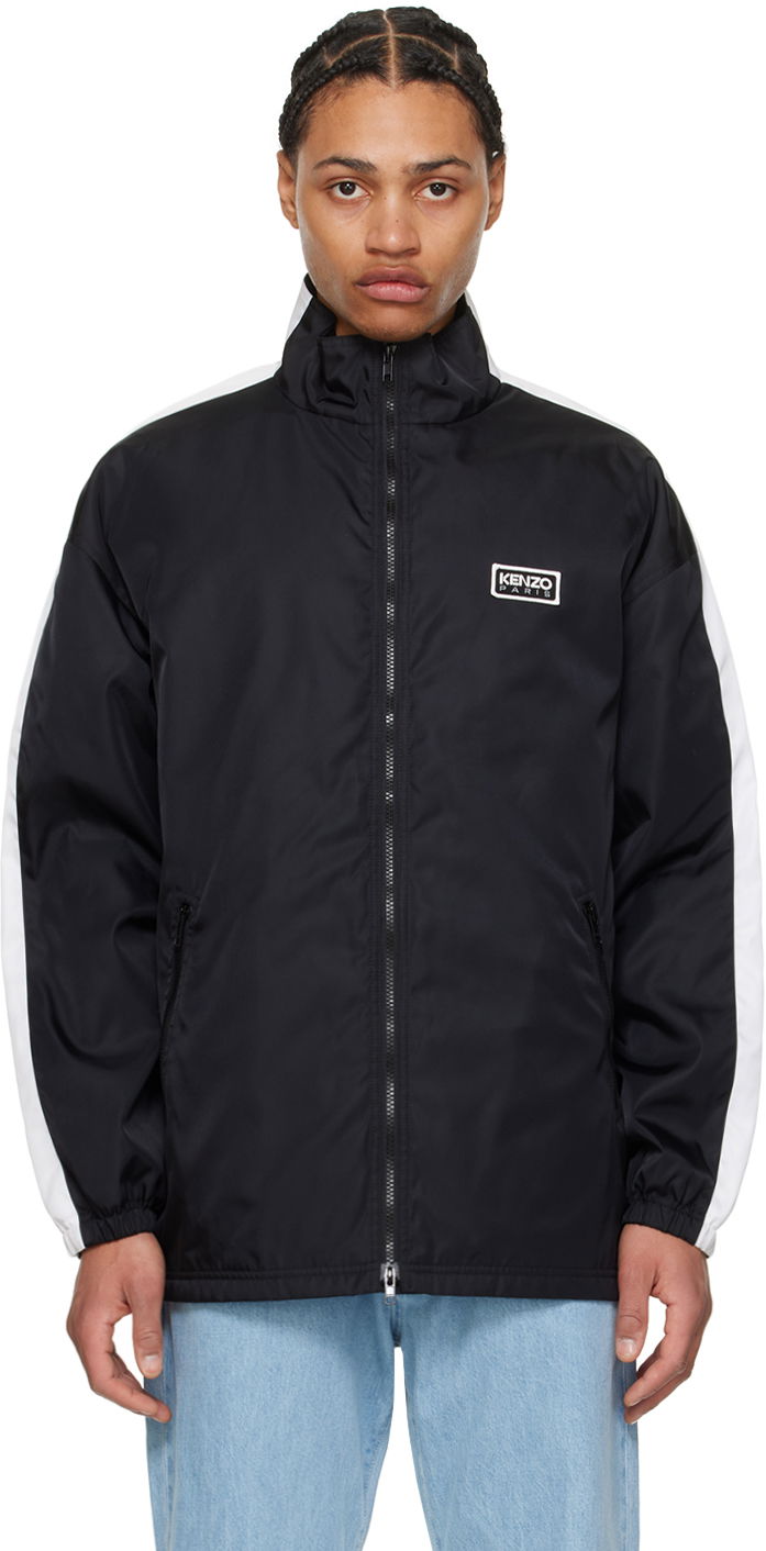 Takki KENZO Black Paris Track Jacket Musta | FE55BL1619OA