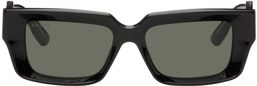 Aurinkolasit Gucci Gucci Black Rectangular Sunglasses Musta | GG1529S-001