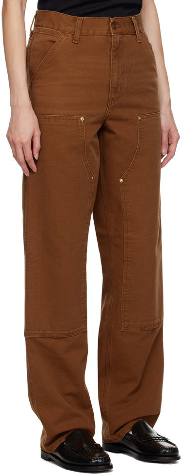 Housut ja farkut Carhartt WIP Double Ruskea | I031501.1NF3K, 2