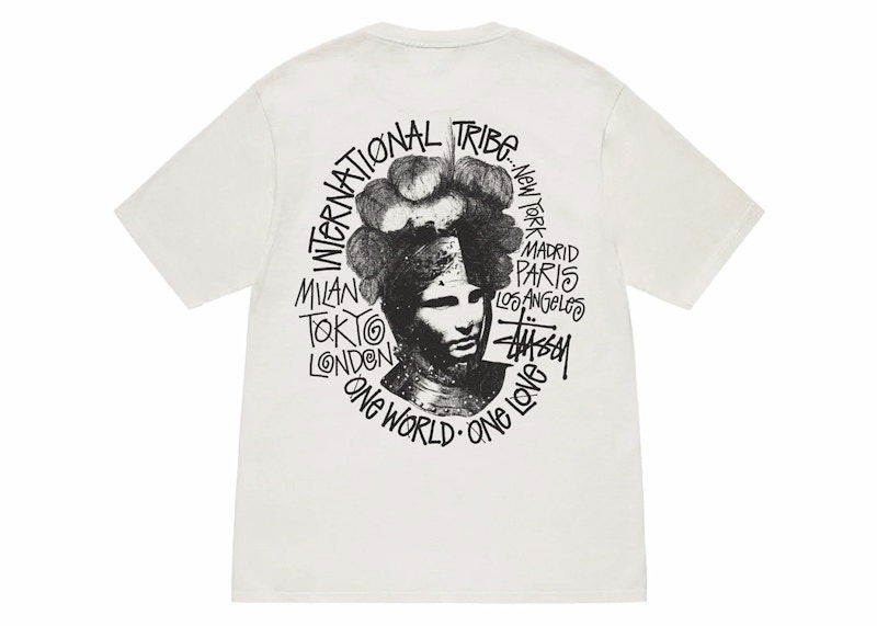T-paita Stüssy Camelot Pigment Dyed Graphic T-Shirt Valkoinen | 1905005-1001