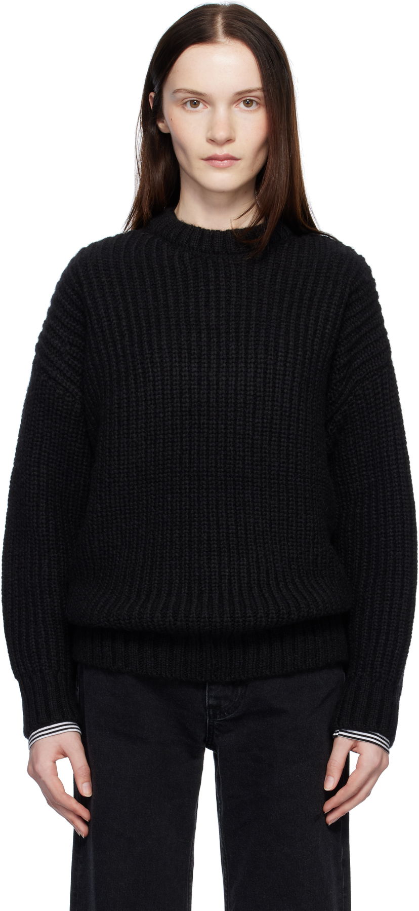 Villapaita Anine Bing ANINE BING Sydney Knit Sweater Musta | A-09-0277-000