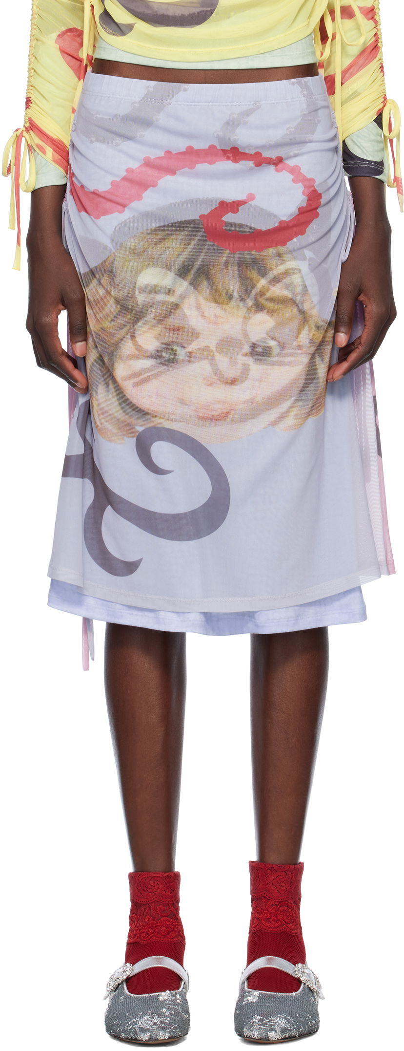 Hame Chopova Lowena Chopova Lowena Sam Cat Ballast Midi Skirt Monivärinen | 3263