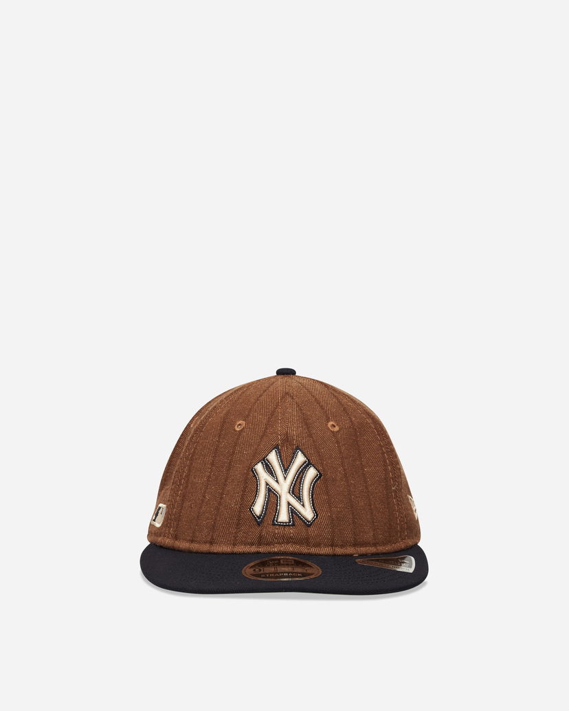 Korkki New Era New York Yankees Three Looms x MLB Wool Pinstripe 9FIFTY Cap Ruskea | IY70 410