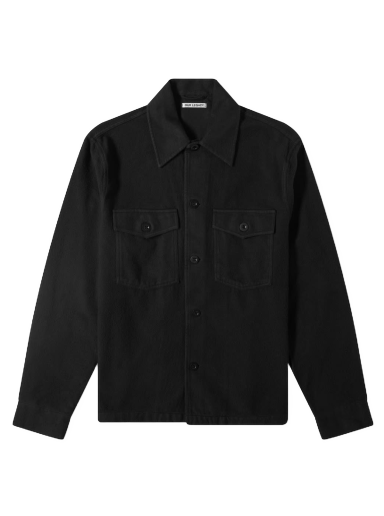 Takki OUR LEGACY Evening Overshirt Black Brushed Cotton Musta | M4201EBBC