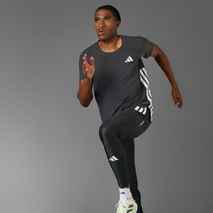T-paita adidas Performance Adizero Running T-Shirt Harmaa | JF3473