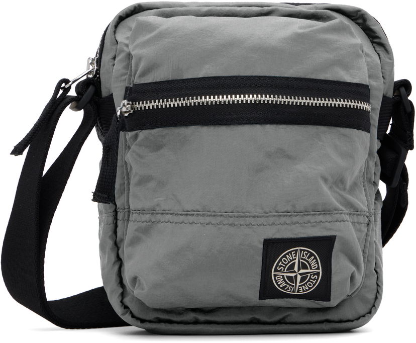Olkalaukku Stone Island Stone Island ECONYL Coated Nylon Pouch Harmaa | K2S15 9200015 S0251