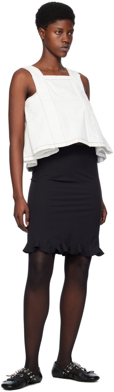 Hame We11done We11done Flared Midi Skirt Musta | WD-SK0-24-271-W-BK, 3