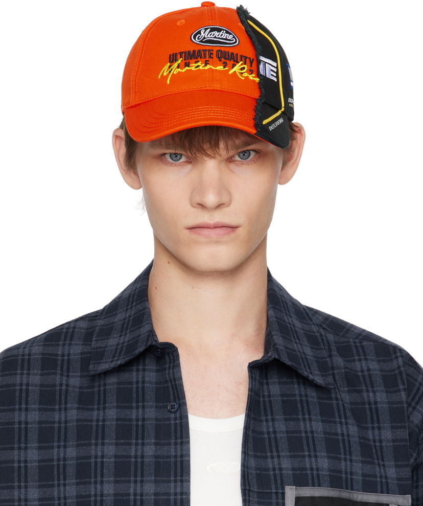 Korkki Martine Rose Martine Rose Collage Baseball Cap Oranssi | 1217WP13200