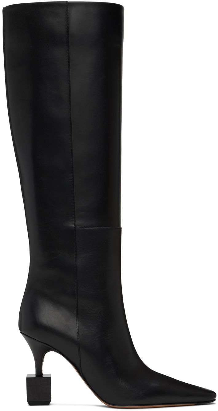 Vaatteet Jacquemus Jacquemus La Casa Bisou Tall Boots Musta | 24H243FO150-4323
