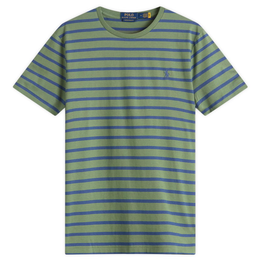 T-paita Polo by Ralph Lauren Ralph Lauren Striped T-Shirt, Size Large Vihreä | 710938134-GRN