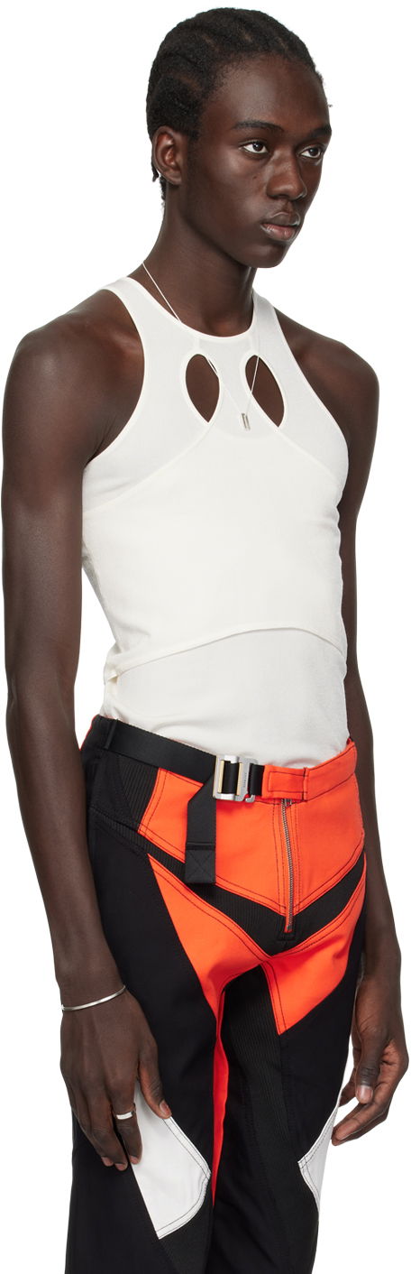 Tankkitoppi Dion Lee Mobius Loop Tank Top Valkoinen | C7243PS24, 1