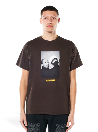 T-paita Pleasures Vocabulary Tee Ruskea | P22SP059-BROWN