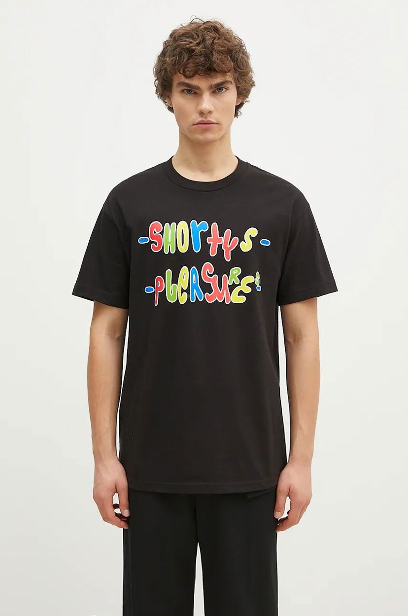 T-paita Pleasures T-Shirt With Print Musta | P24F021