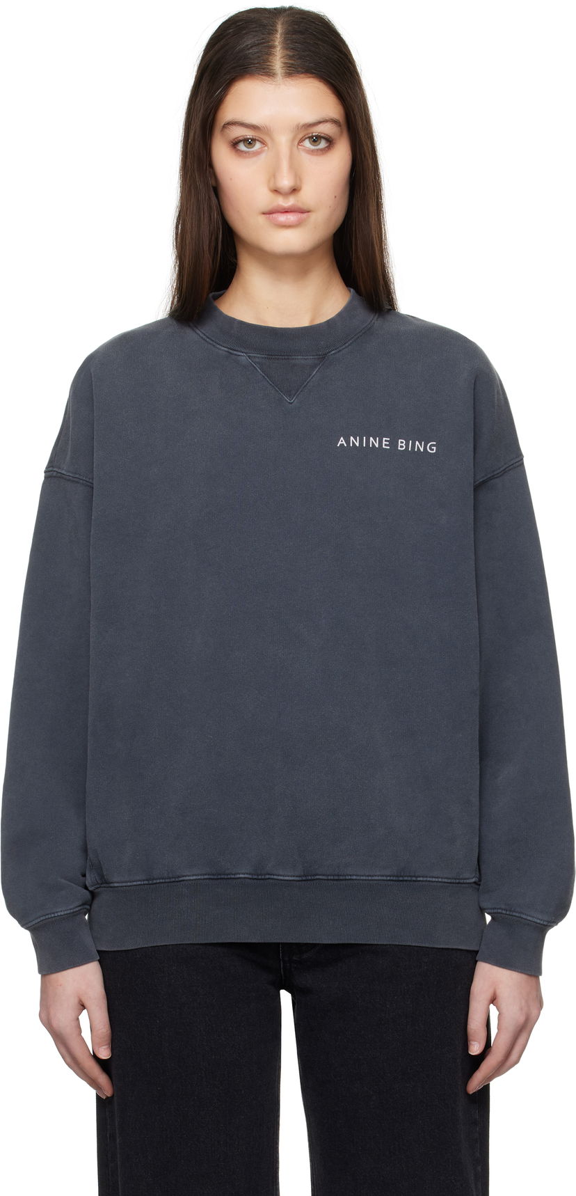 Huppari Anine Bing Anine Bing Jaci Sweatshirt Harmaa | A-08-10601-WBL3
