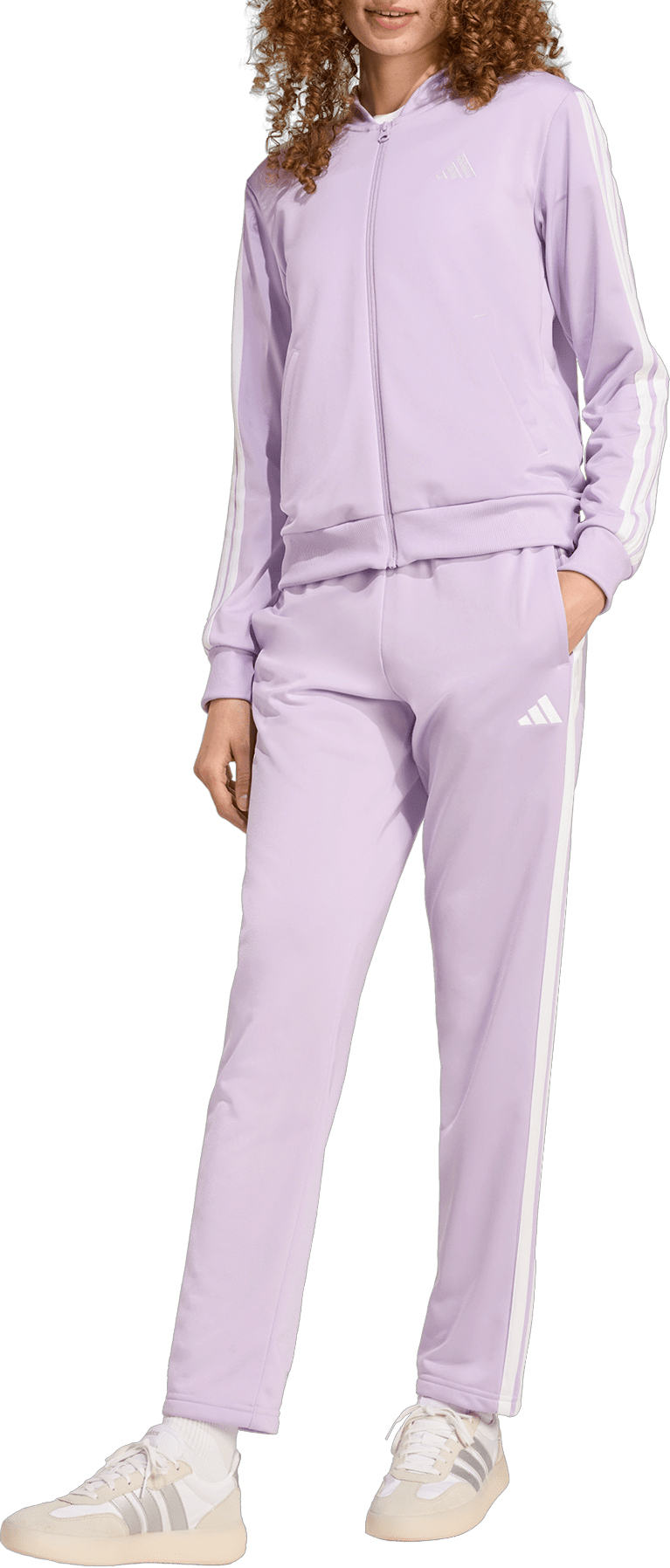 Verryttelypuku adidas Originals Essentials 3-Stripes Tracksuit Violetti | jx0511