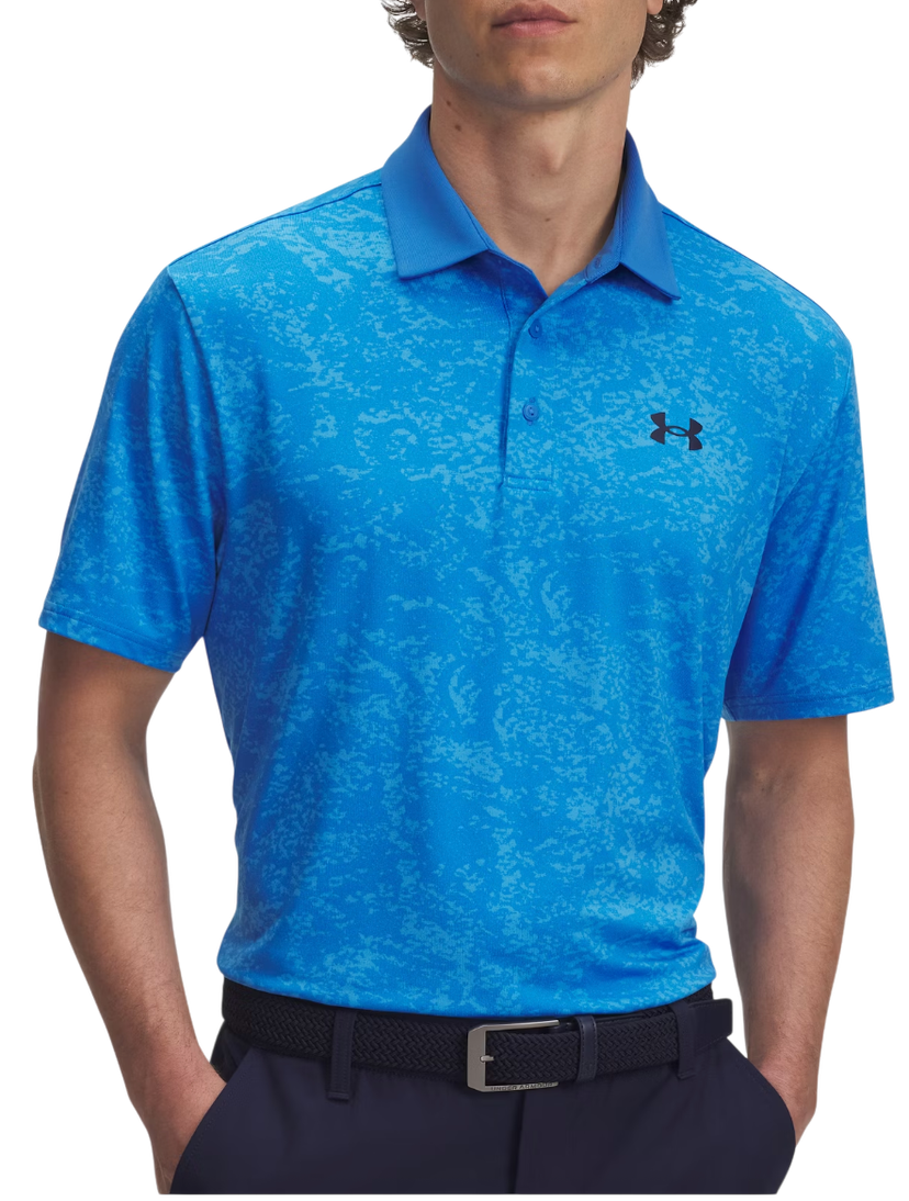 Poolopaita Under Armour Under Armour UA Playoff 3.0 Printed Polo Shirt Sininen | 1378677-403