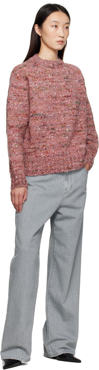 Villapaita Róhe Róhe Melange Crewneck Sweater Vaaleanpunainen | 416-23-330, 3