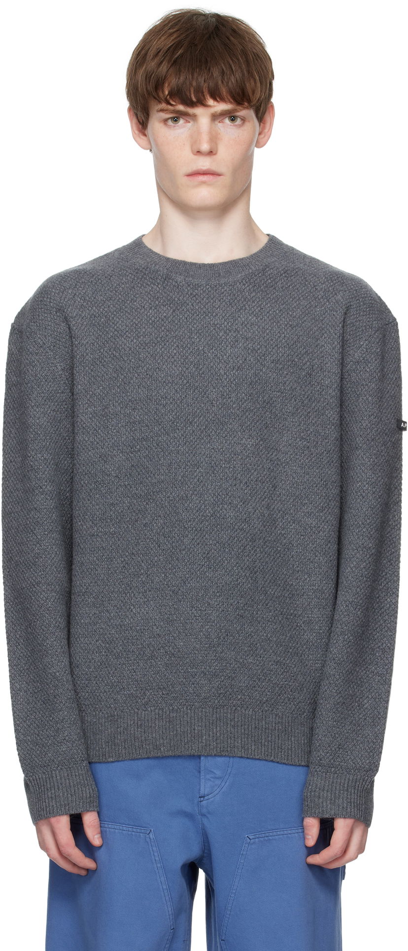 Villapaita A.P.C. A.P.C. Thomas Knit Sweater Harmaa | WVBCZ-H23434