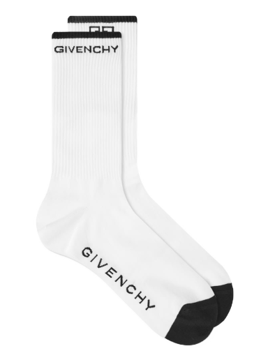Sukat Givenchy 4G Logo Socks Valkoinen | BMB02A4037-116