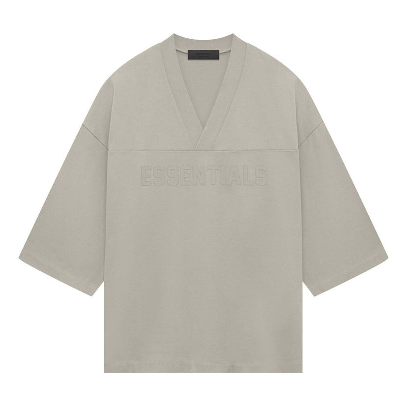T-paita Fear of God Essentials Heavy Jersey Football T-Shirt Beige | 125SP244105F