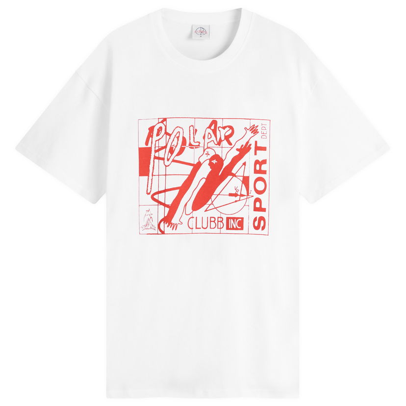 T-paita Polar Skate Co. Clubb Inc Graphic T-Shirt - White Valkoinen | PSC-W24-29