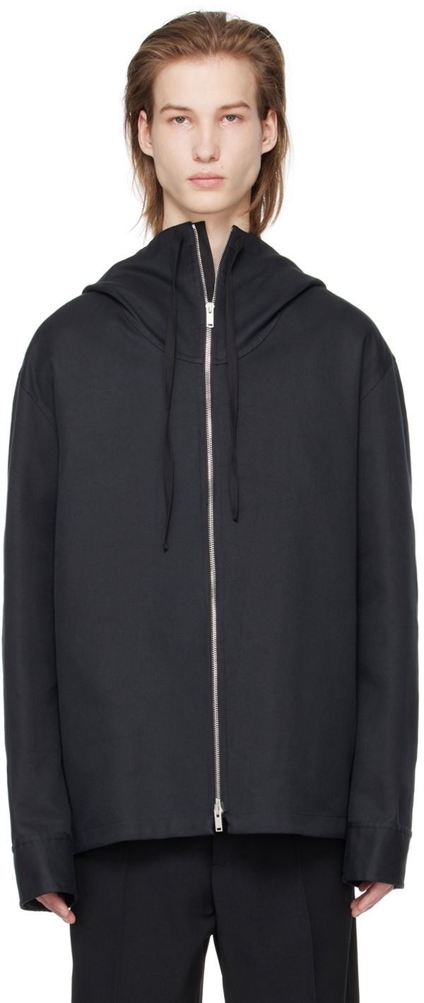 Takki Jil Sander Hooded Jacket Musta | J23BN0102_J45216