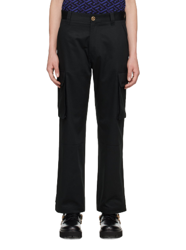 Cargo housut Versace Medusa Cargo Musta | 1006939 1A05084