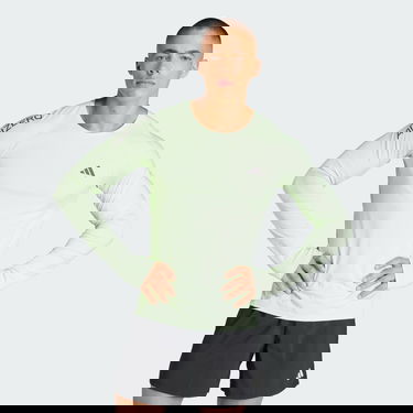 T-paita adidas Performance Adizero Running Long Sleeve Valkoinen | IN1142, 1