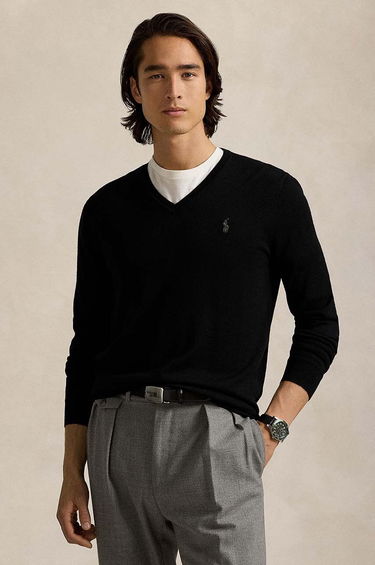 Villapaita Polo by Ralph Lauren V-Neck Sweater Musta | 710946142, 0