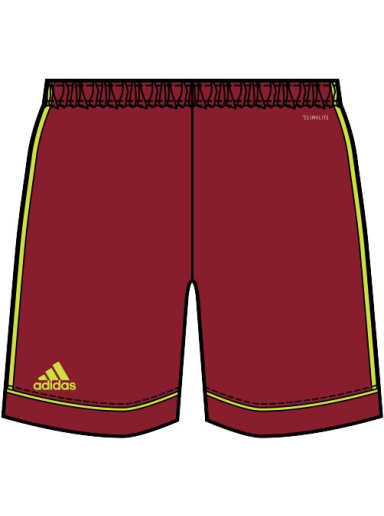 Shortsit adidas Performance Squadra 17 Shorts Burgundia | cf0394