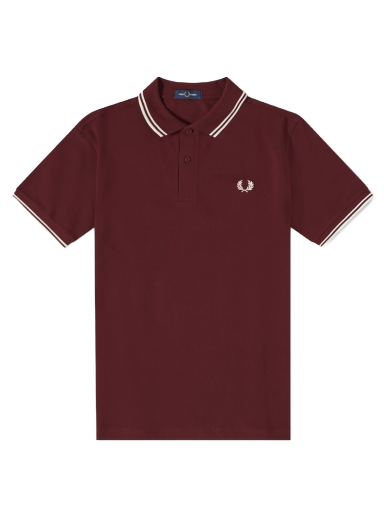 Poolopaita Fred Perry Authentic Slim Fit Twin Tipped Polo Burgundia | M3600-597