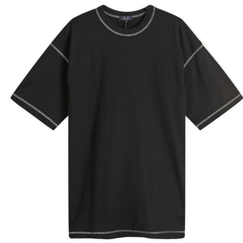 T-paita Comme des Garçons Homme Garment Dyed T-Shirt, Size Large Musta | HP-T011-W25-1