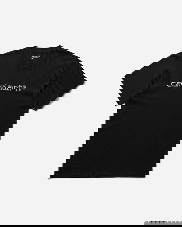 T-paita Carhartt WIP Rivet Script T-Shirt Musta | I034396 89XX, 1