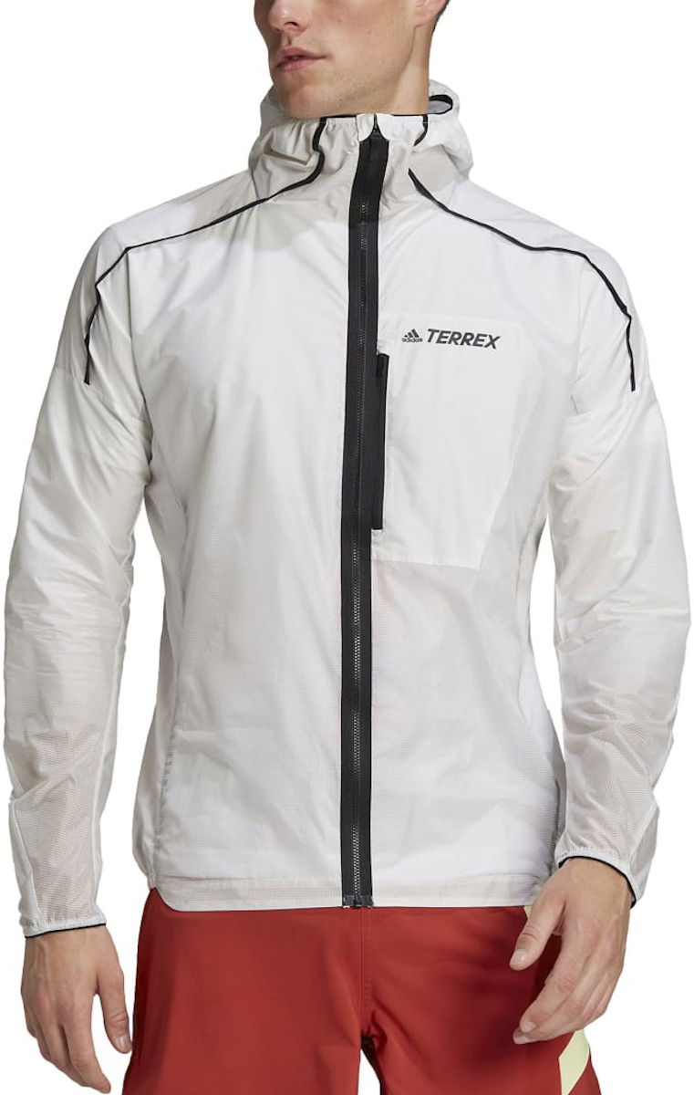 Tuulitakki adidas Performance Terrex Agravic Windweave Men's Hooded Running Windbreaker Valkoinen | ha7538