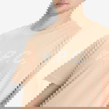 T-paita A.P.C. Men's VPC Logo T-Shirt Size Small Vaaleanpunainen | COHBM-M26384-ELB, 5