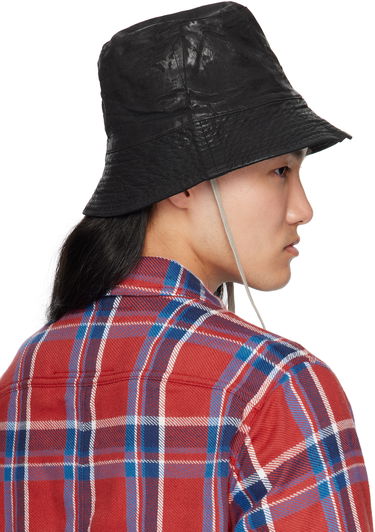 Hattu Rick Owens Rick Owens DRKSHDW 'Hollywood' Gilligan Bucket Hat Musta | DA01E3479 SCF, 2