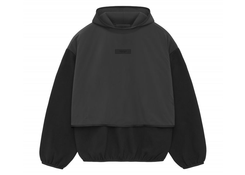 Huppari Fear of God Core Collection Nylon Fleece Hooded Sweatshirt Black/ Black Musta | 202SU244320F