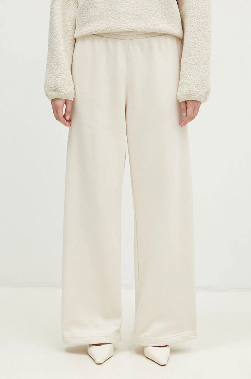 Verryttelyhousut adidas Originals Wide Leg Fleece Pants Valkoinen | JN3027