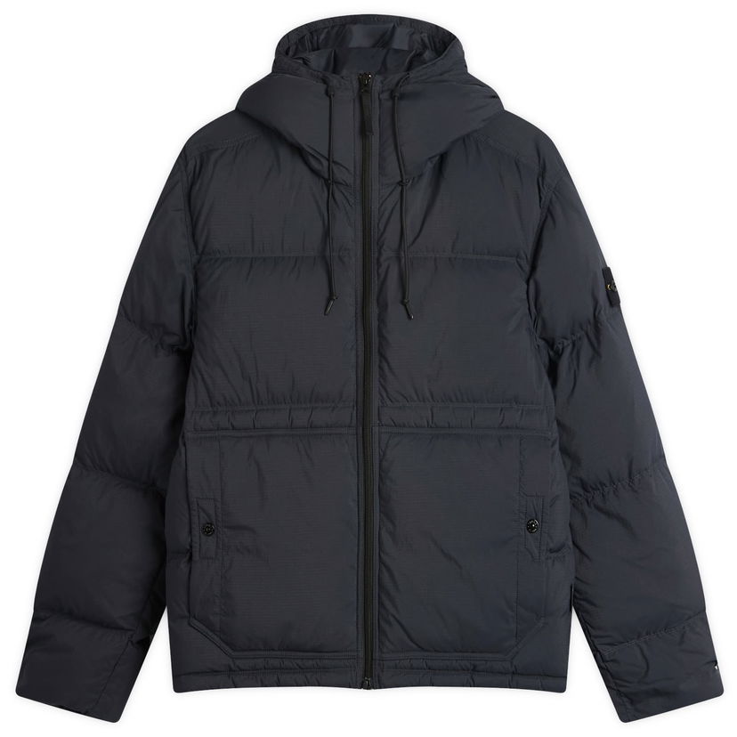 Puffer takki Stone Island Ripstop Cordura Down Jacket, Size Large Tummansininen | K2S154100019-V0020