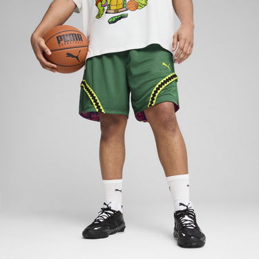 T-paita Puma PUMA x TMNT Reversible Basketball Shorts Valkoinen | 630931_01, 2