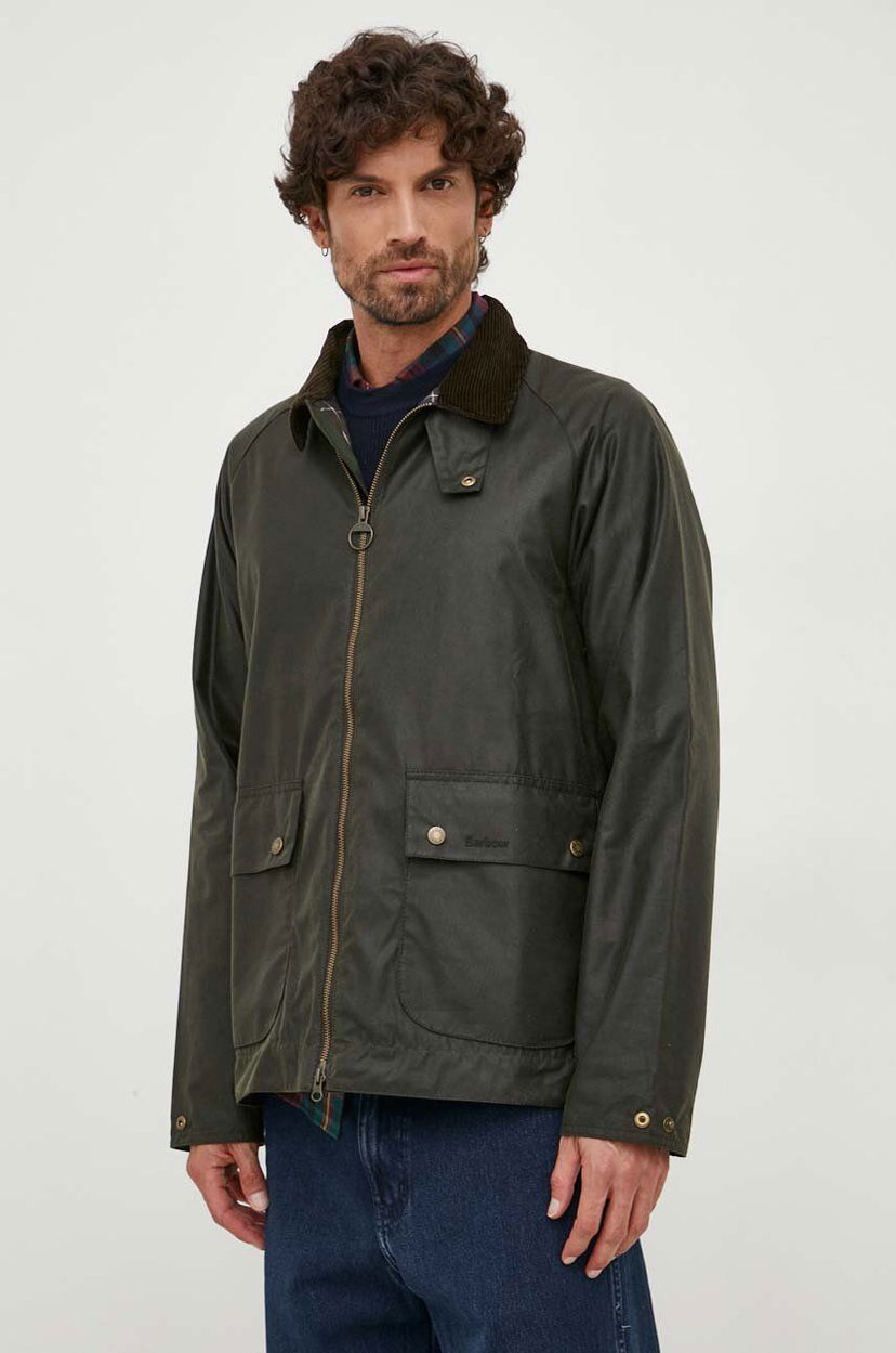 Takki Barbour Waxed Cotton Jacket Vihreä | MWX2205