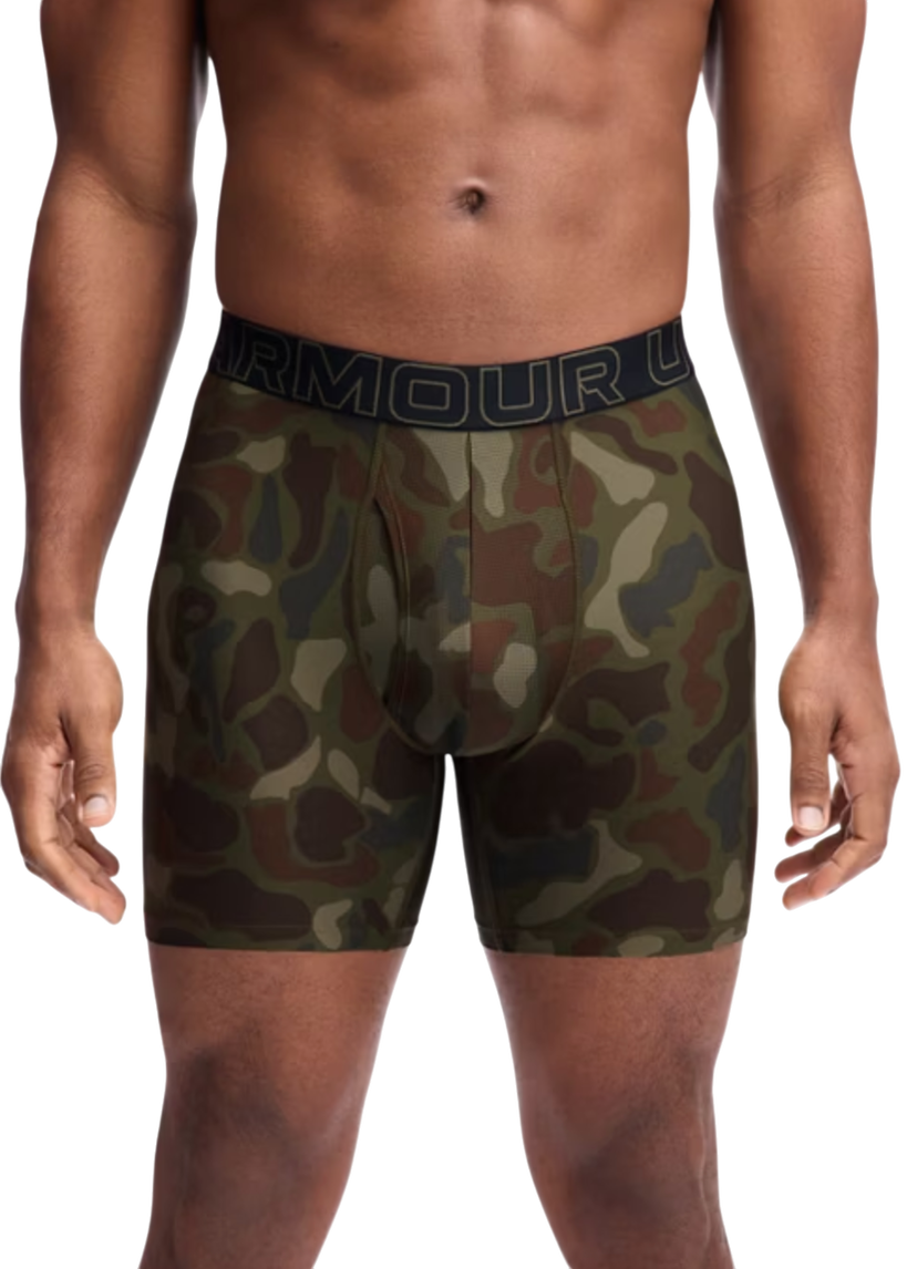 Nyrkkeilijät Under Armour Under Armour Print 6in Boxer Shorts (3-Pack) Vihreä | 1383879-392