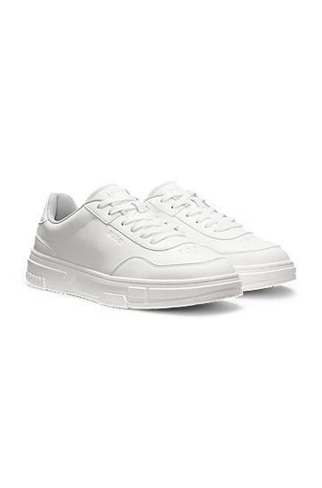Asusteet BOSS Zigzag Detail Faux-Leather Valkoinen | 50548507