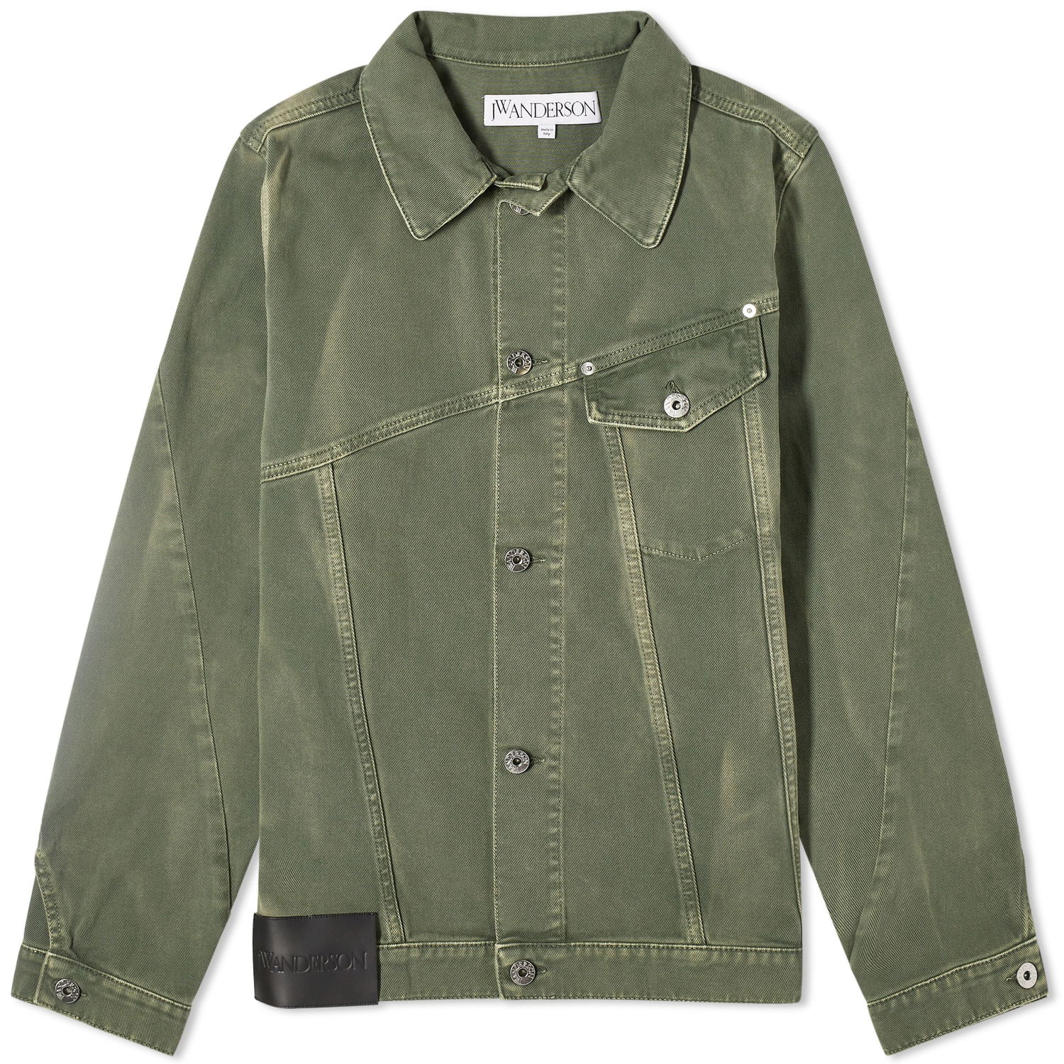 Takki JW Anderson Twisted Denim Jacket Vihreä | DJ0030-PG1522-500, 0