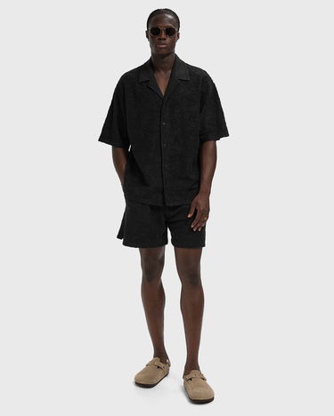 Shortsit Represent Clo Towel Shorts with All-Over Print Musta | MLM100291-01, 2